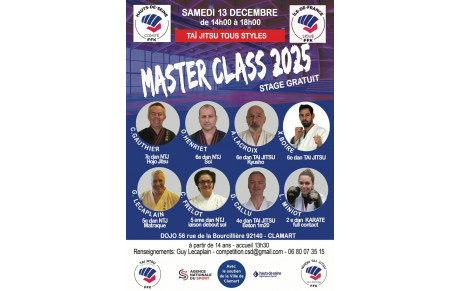 Stage Master Class 13/12 - Clamart